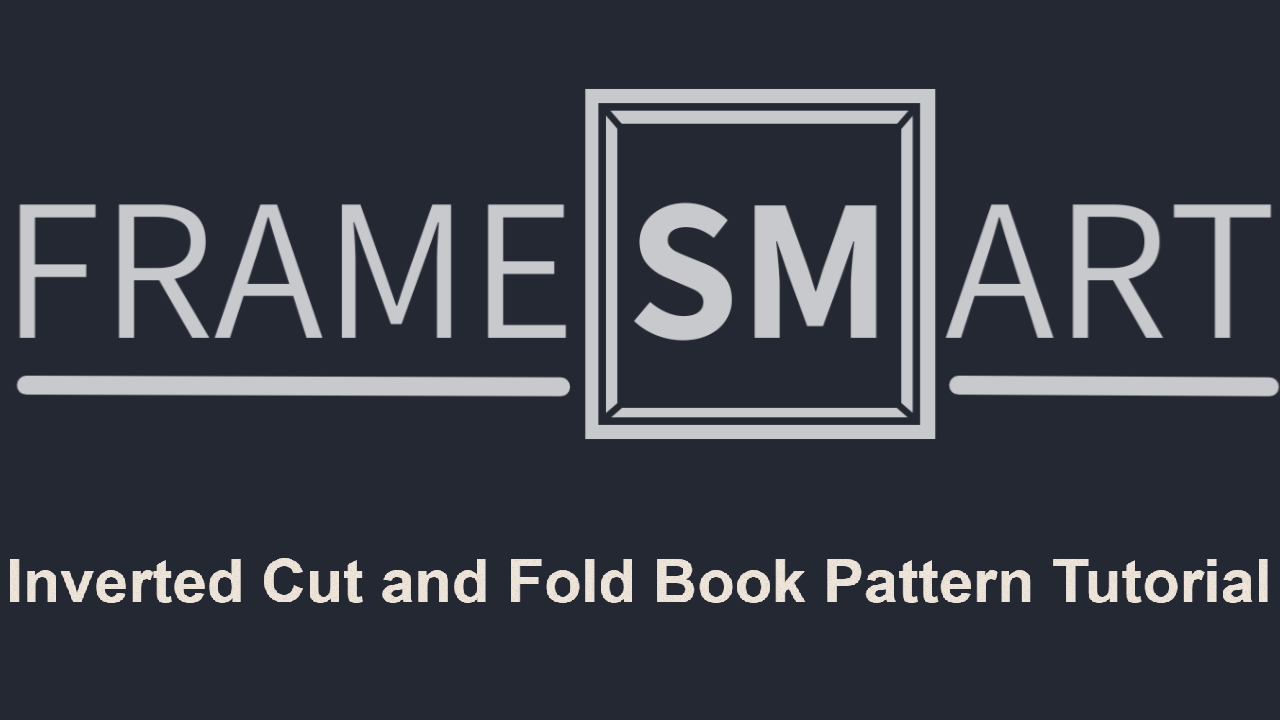 Load video: Learn how to create an Inverted Cut and Fold book folding pattern with Framesm.art. Upload your own image, adjust the threshold slider, and instantly generate a custom design where even-numbered tabs fold inward for a neat, professional finish. Perfect for crafters and DIY book art.